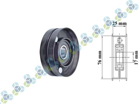 ROLAMENTO ESTICADOR CORREIA ALTERNADOR