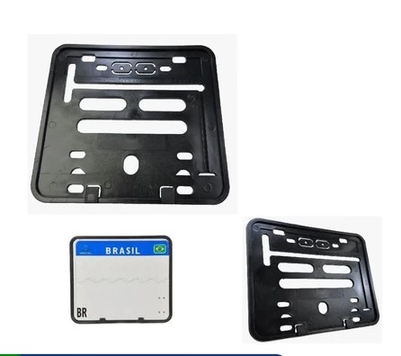 SUPORTE PLACA PLASTICO CG/TITAN/FAN/BROS *UNIVERSAL