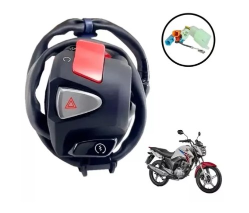 INTERRUPTOR PARTIDA C/ PISCA ALERTA TITAN 160
