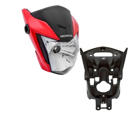 FAROL COMPLETO VERMELHO MARRAKE TITAN 160 2022
