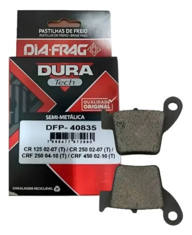 PASTILHA  FREIO TRASEIRA CRF250