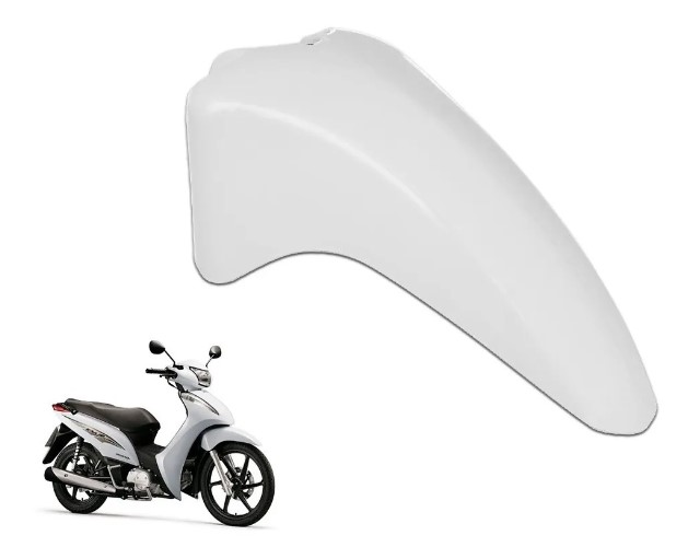 PARALAMA DIANTEIRO BRANCO BIZ125 13>